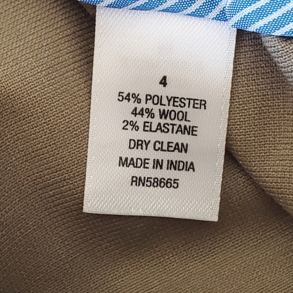Girl's slacks in muted green - Picture 10 of 10